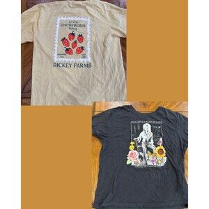 RESELLERS BUNDLE Two (2) Womens Size LARGE/XLARGE T-shirts Fair/Good Condition